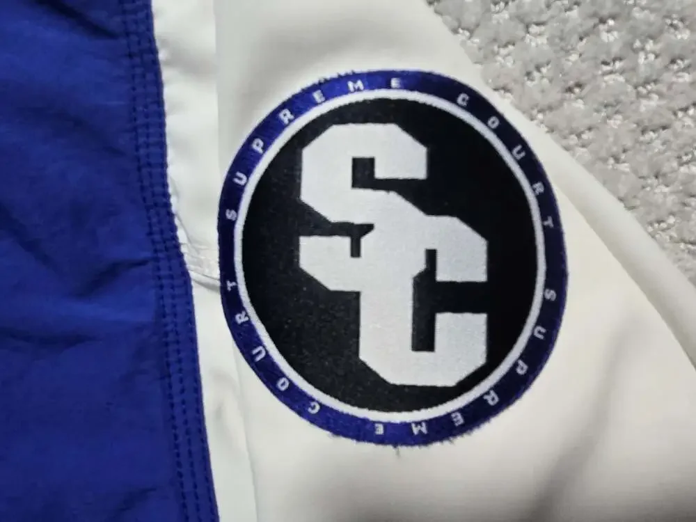 Vintage 90s Nike Supreme Court Embroidered Bomber Track Jacket
